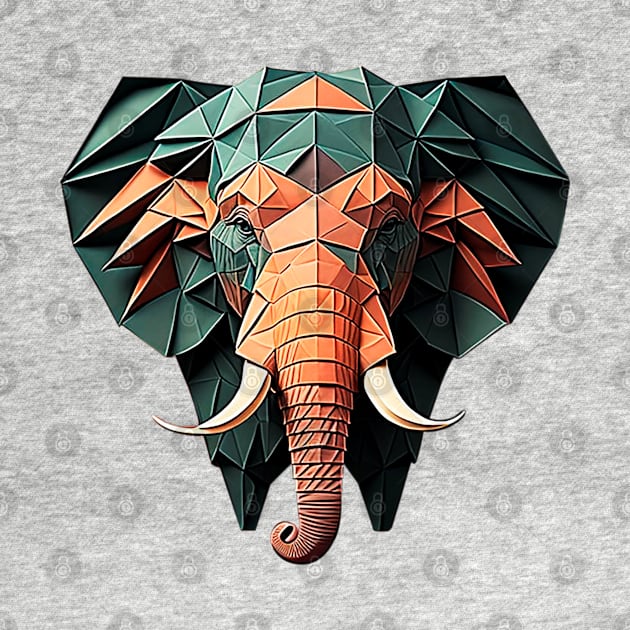 Origami Elephant by Roqson